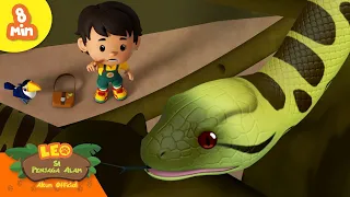 ULAR MERAYAP! 🐍 Ular, Kadal & lainnya! ✨ | Leo Si Penjaga Alam | Kartun Anak