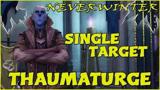 (MASTER) IMPERIAL CITADEL THAUMATURGE ST DPS BUILD #neverwinter