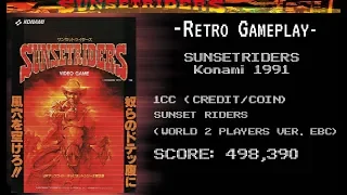 ::: CINEMA ARCADE :::  - Sunset Riders - Konami 1991 -