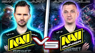 NAVI vs NAVI Junior - DOTA2 Quiz (Part 1)