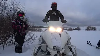 Arctic Cat XF 800 . Настройка подвески. Катаемся.