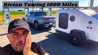 RIVIAN Towing Camper 1000 miles - How Did it Perform?