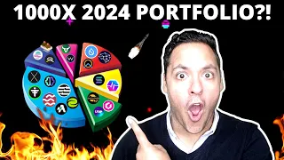 🔥MY 100-1000X CRYPTO PORTFOLIO FOR 2024? | Make FU Money in 18 Months! (LAST CHANCE!)