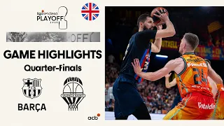 Barça - Valencia Basket (84-74) GAME HIGHLIGHTS | Playoff Liga Endesa 2023