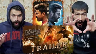 RRR Trailer Reaction | NTR, RamCharan, AjayD, AliaB | MZ Reactions