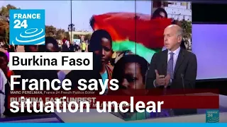 France says Burkina Faso situation 'confusing', advises against going out • FRANCE 24 English