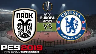 PAOK vs Chelsea - UEFA Europa League - PES 2019