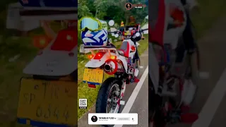 Honda XR Baja 250cc Modification With Riders On The Road Stunt In Sri Lanka #trendingshorts