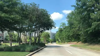 Driving around Woodlands, Texas