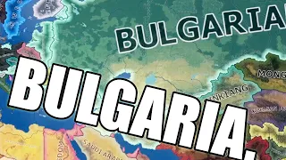 Bulgaria conquers everything around them in Hearts of Iron 4