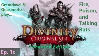 Episode 1c: Fire, Poison, and Talking Rats -- Divinity: Original Sin Enhanced Edition (Two Player)