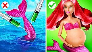 Pregnant Mermaid VS Pregnant Vampire 🧜🏻‍♀️ | Crazy Food Battle & Funny Situations by Rocketmons!