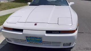 1989 Toyota Supra Turbo 5 spd with 68K orig miles arrives for sale at West Coast Classics, Torrance