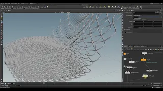 Houdini knitting animation