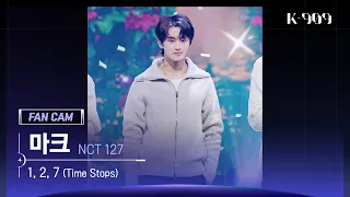 [909 직캠 4K] NCT 127 마크 세로캠 '1, 2, 7 (Time Stops)' (NCT 127 MARK FanCam) | @JTBC K-909 220924