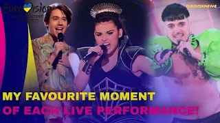 EUROVISION: 2023 | MY FAVOURITE MOMENT OF EACH LIVE PERFORMANCE!