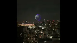 Fireworks, Illuminated Globe Glow Above Tokyo Olympics Opening Ceremony