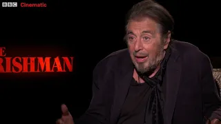 How does Al Pacino inhabit his characters and how different is he from Robert De Niro?