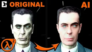 Half-Life 2 REMASTERED | i made A.I. Ultra Realistic Faces | REMAKE 2022