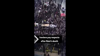 Iranians pay respects after Raisi’s death