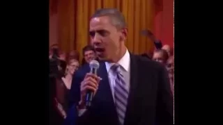 Обама поет песню "Путин Молодец!" В.В. смеется!!! Ржач)))