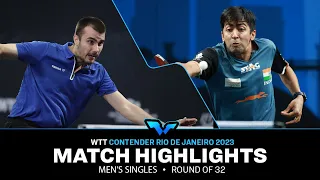 Harmeet Desai vs Tomislav Pucar | MS R32 | WTT Contender Rio de Janeiro 2023