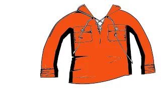 DIY Kleidung breiter/enger machen.  Streifen auf Sweatjacke einnähen Sew in stripes on sweat jacket