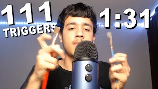 ASMR 111 TRIGGERS IN 1:31