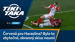 TIKI-TAKA: Červená pro Haraslína? Bylo to zbytečné, obranný skluz neumí