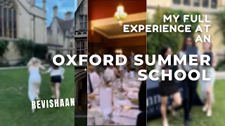 My full experience at an Oxford Summer School