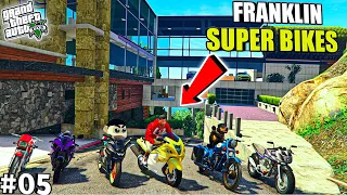 GTA 5 : Franklin Buying New Super Bikes For Garage With Shinchan & Chop in GTA 5 ! (GTA 5 mods)