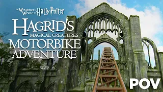Hagrid's Magical Creatures Motorbike Adventure Front Row POV Experience
