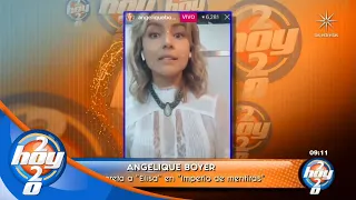 Angelique Boyer anuncia escenas intensas en la telenovela de 'Imperio de mentiras' | Hoy