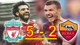 Liverpool vs Roma (5-2) - All Goals & Highlights(24/4/2018)