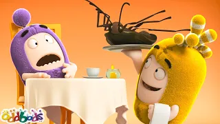 There's A Bug In My Soup | Oddbods - Food Adventures | Cartoons for Kids