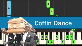 Coffin Dance | Мем танец негров с гробом | Обучение на пианино