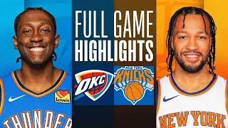 Oklahoma City Thunder vs. New York Knicks Full Game Highlights |March 31, 2024| Nba Studio #nba