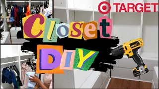 TARGET CLOSET BOOKCASE | DIY REMODEL | WATCH ME WORK