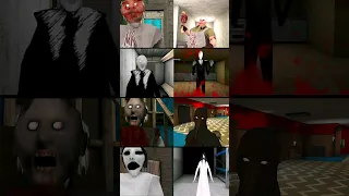 Original vs Granny Mod | Mr Meat Granny vs Slenderman Granny vs Smiling X Zero vs Slendrina Origin