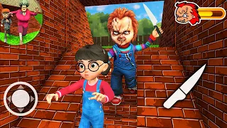 Playing as Chucky in Scary Teacher 3D