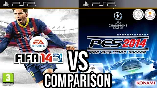 FIFA 14 Vs PES 2014 PSP