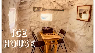 HOW TO BUILD A SNOW/ICE HOUSE - START TO FINISH