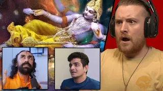 Crazy Hindu Multiverse Theory Explained by a Monk - ROYAL MARINE REACTS