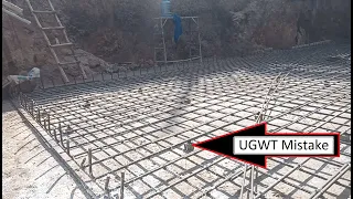 UGWT Reinforcement Mistake in bottom bars | With Drawing | Under ground water tank | FORYOU