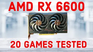 AMD RX 6600 Gaming Test | 20 Games Tested