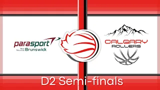 2024 CWBL Nationals -- Division 2 Semi-Final | Team New Brunswick (1st) vs. Calgary Rollers (4th)