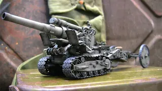 1/35th scale Trumpeter Russian M1931 B4 203mm Howitzer model