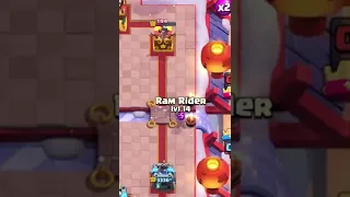 #1 RAM RIDER BRIDGE SPAM DECK FOR LADDER - Clash Royale #Shorts