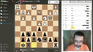 Нервный блиц на chess.com - Алякбаров Анар - Славянская защита