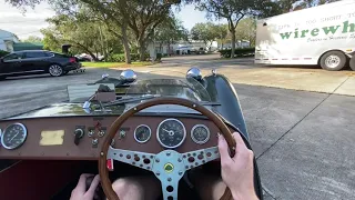 1962 Lotus Seven America POV drive and walk around